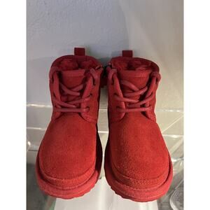 Authentic EUC Ugg T Neumel II Christmas Red 9T